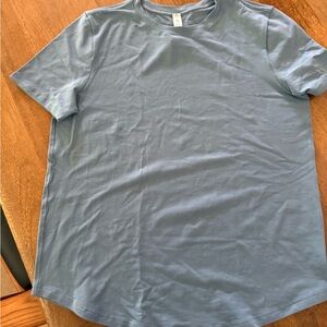 lululemon athletica Light Blue Short Sleeve Tee